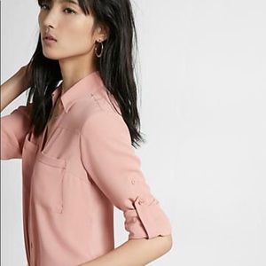 Express slim fit portofino shirt XXS